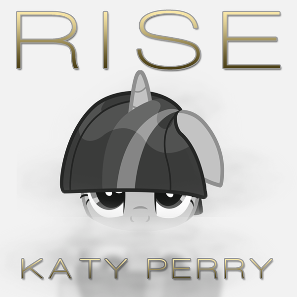 Size: 800x800 | Tagged: safe, artist:birthofthepheonix, artist:penguinsn1fan, derpibooru import, twilight sparkle, pony, cover, katy perry, parody, rise (song), solo, song reference, water