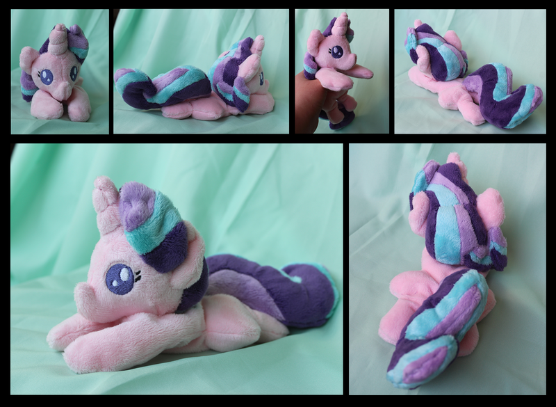 Size: 2250x1644 | Tagged: safe, artist:sonic-spatula, derpibooru import, starlight glimmer, pony, unicorn, baby, baby pony, baby pony plushies, babylight glimmer, beanie (plushie), plushie, solo