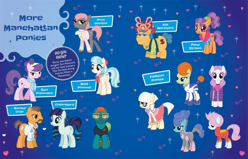 Size: 1020x655 | Tagged: buried lede, coco pommel, coloratura, derpibooru import, implied manehattan, midnight fun, official, picture frame, picture frame (character), picture perfect, plaid stripes, prim hemline, safe, soigne folio, stella, stella lashes, suri polomare, ultimate guide