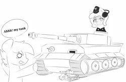 Size: 1241x809 | Tagged: artist:c0pter, derpibooru import, oc, safe, t-34, t-34/85, tank (vehicle), tiger (tank), unofficial characters only, world war ii