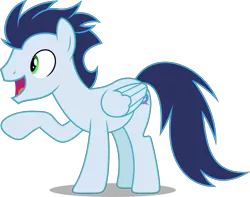 Size: 5000x3948 | Tagged: safe, artist:dashiesparkle, derpibooru import, soarin', pegasus, pony, grannies gone wild, .svg available, male, simple background, solo, stallion, transparent background, vector