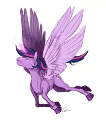 Size: 1101x1280 | Tagged: alicorn, artist:verumtee, derpibooru import, hoers, realistic, realistic anatomy, safe, solo, twilight sparkle, twilight sparkle (alicorn)