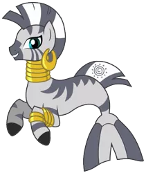 Size: 439x521 | Tagged: artist:kryptid, derpibooru import, safe, seabra, seaponified, seapony (g4), side view, simple background, solo, species swap, surf and/or turf, transparent background, zebra, zecora