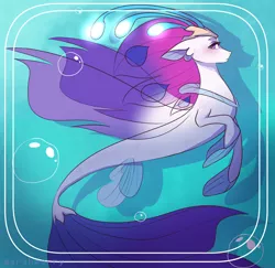 Size: 4318x4200 | Tagged: absurd resolution, artist:skylacuna, bubble, derpibooru import, female, my little pony: the movie, queen novo, safe, seapony (g4), solo, underwater