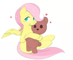 Size: 1100x910 | Tagged: artist:japananon, artist:昔の傷口, blank flank, derpibooru import, fluttershy, safe, teddy bear