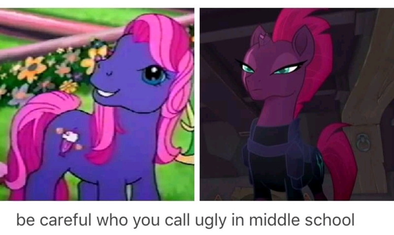 Size: 1440x860 | Tagged: comparison, derpibooru import, exploitable meme, facebook, fizzlepop berrytwist, fizzy pop (g3), g3, meme, my little pony: the movie, safe, screencap, tempest shadow