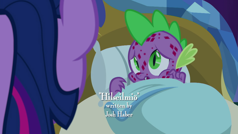 Size: 1280x720 | Tagged: alicorn, credits, derpibooru import, josh haber, molt down, rash, safe, screencap, spike, stone scales, twilight sparkle, twilight sparkle (alicorn)