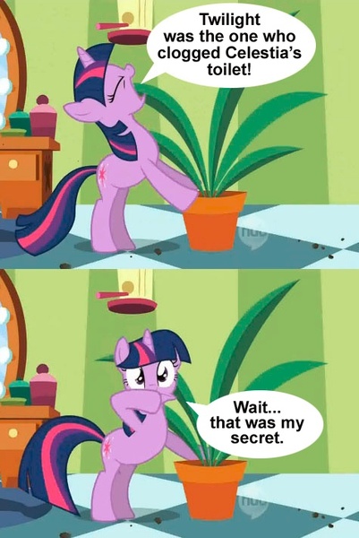 Size: 475x710 | Tagged: safe, derpibooru import, edit, edited screencap, screencap, twilight sparkle, pony, green isn't your color, comic, cropped, exploitable meme, forced meme, meme, ponyville secrets, screencap comic, secret pot meme, solo, twilight's confessions