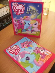 Size: 400x533 | Tagged: artist:emma vieceli, book, cheerilee (g3), colour:kate brown, derpibooru import, french, fullfx studios for hasbro, g3.5, irl, jungle, official, photo, rainbow dash (g3), safe, sweetie belle (g3), toola roola