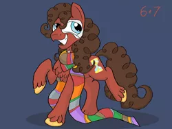 Size: 2048x1536 | Tagged: safe, artist:sixes&sevens, derpibooru import, ponified, earth pony, pony, chest fluff, clothes, curly mane, doctor who, fourth doctor, fourth doctor's scarf, scarf, tom baker, tom baker's scarf