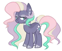 Size: 1024x842 | Tagged: safe, artist:chococakebabe, derpibooru import, oc, oc:harmony star (chococakebabe), earth pony, pony, base used, female, lidded eyes, mare, simple background, solo, transparent background