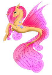Size: 1024x1463 | Tagged: artist:oneiria-fylakas, derpibooru import, female, oc, oc:tina, safe, seaponified, seapony (g4), simple background, solo, species swap, transparent background, unofficial characters only