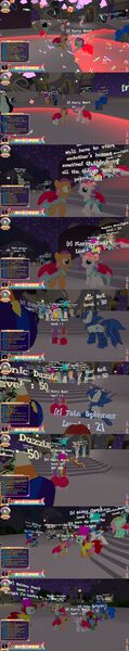 Size: 1920x9720 | Tagged: safe, derpibooru import, princess flurry heart, scootaloo, oc, oc:aurora skies (loe), oc:berry shade, oc:billow pillow, oc:blue cloud, oc:bluquover, oc:bugsy, oc:captain clouded, oc:cheshire cat, oc:clever, oc:crimson tail, oc:even tide, oc:feliciano vargas, oc:gloomy feathers, oc:grey dawn, oc:harmonic dazzle, oc:holiday cheer (loe), oc:ivory nightfall, oc:jet black, oc:ludwig beilschmidt, oc:melody sweetheart (loe), oc:nightstalker, oc:nota changeling, oc:optic rainfall, oc:random fandom, oc:rose dust, oc:sapphire moonlight (loe), oc:sky storm (loe), oc:star sail, oc:tale spinner, oc:wind spray, oc:zachary (loe), alicorn, bat pony, 3d, alicorn princess, armor, batpony costume, bat pony oc, bat wings, blossom dress, candy, candy cap, candy corn, canterlot, canterlot castle, cantermore, cantermore castle, clothes, dancing, dress, female, filly, flurryloo, foal, food, gala dress, game, goggles, grand galloping gala, grand galloping gala 2018, grand galloping gala (loe), guard, hag's hat, hat, headphones, lantern, legends of equestria, lying, night, night sky, npc:bugsy, party, reindeer nose, royal guard, scootaloo's x flurry heart's best night ever, shipping, sky, socks, stars, striped socks, suit, sunglasses, top hat, video game, wings, witch hat