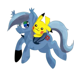 Size: 4072x4000 | Tagged: safe, artist:rainbowtashie, derpibooru import, oc, bat pony, crystal pony, pikachu, absurd resolution, crossover, let's go pikachu, pokémon, simple background, solo, transparent background