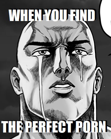 Size: 360x450 | Tagged: artist:pencils, barely pony related, caption, comic, comic:anon's pie adventure, cropped, crying, derpibooru import, edit, human, image macro, manly as fuck, manly tears, meme, oc, oc:anon, reaction image, solo, suggestive, tears of joy, teary eyes, text