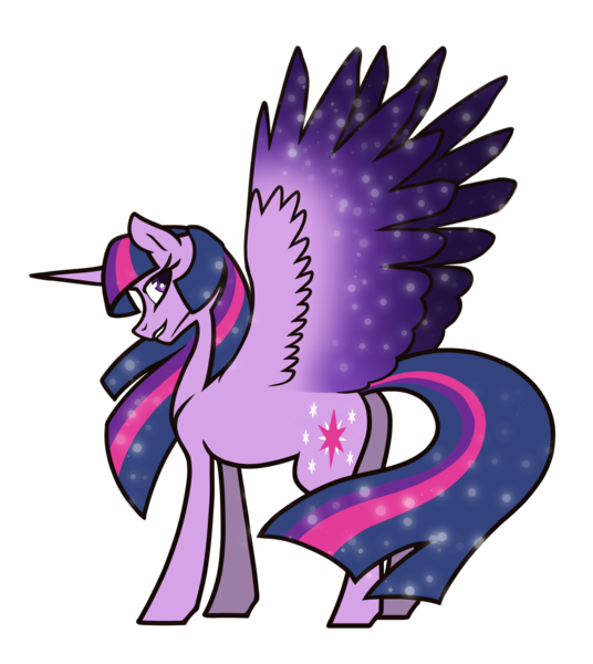 Size: 1917x2145 | Tagged: alicorn, artist:jykinturah, derpibooru import, female, mare, safe, simple background, solo, sparkles, transparent background, twilight sparkle, twilight sparkle (alicorn), wings