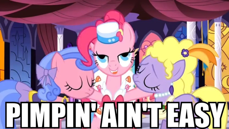 Size: 960x540 | Tagged: derpibooru import, pimp, pimpin' ain't easy, pinkie pie, safe