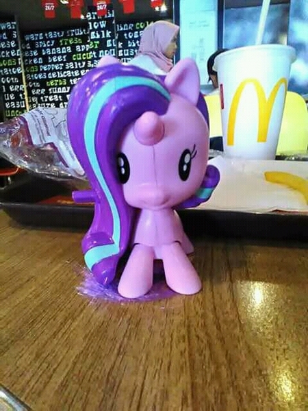 Size: 480x640 | Tagged: cutie mark crew, derpibooru import, happy meal, irl, mcdonald's, mcdonald's happy meal toys, photo, safe, singapore, starlight glimmer, toy