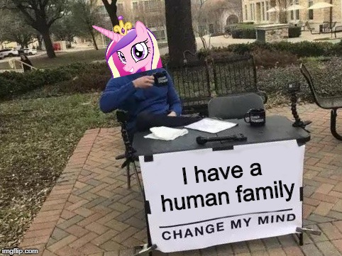 Size: 482x361 | Tagged: barely pony related, change my mind, derpibooru import, human, irl, irl human, obligatory pony, op isn't even trying anymore, photo, princess cadance, safe