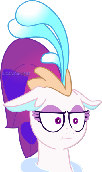 Size: 1600x2695 | Tagged: artist:jucamovi1992, bust, derpibooru import, faic, :i, i mean i see, my little pony: the movie, portrait, queen novo, safe, seapony (g4), simple background, solo, transparent background, wat