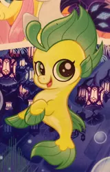 Size: 1536x2398 | Tagged: baby, baby seapony (g4), cute, derpibooru import, lilly drop, my little pony: the movie, official, safe, seapony (g4), solo