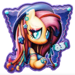 Size: 1485x1482 | Tagged: 80s, '83, artist needed, derpibooru import, fluttershy, hoofgazer fluttershy, pin, safe, san diego comic con, sdcc 2018, solo