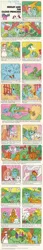 Size: 670x3872 | Tagged: safe, derpibooru import, official, medley, bird, human, owl, pegasus, pony, comic:my little pony (g1), bathing, bow, clothes, cloud cuckoo land, cloud palace, comic, dress, g1, gown, kate the maid, medley and the cloud princess, nut, official comic, pool of beauty, princess crimsona, princess silvia, prisoner, rescue, skinny dipping, sky king, tail bow, tower without a door, twine, wise white owl