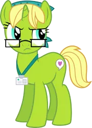 Size: 3200x4454 | Tagged: safe, artist:curvesandlines, derpibooru import, bittersweet (character), pony, unicorn, female, glasses, high res, katie cook, mare, simple background, solo, transparent background, vector