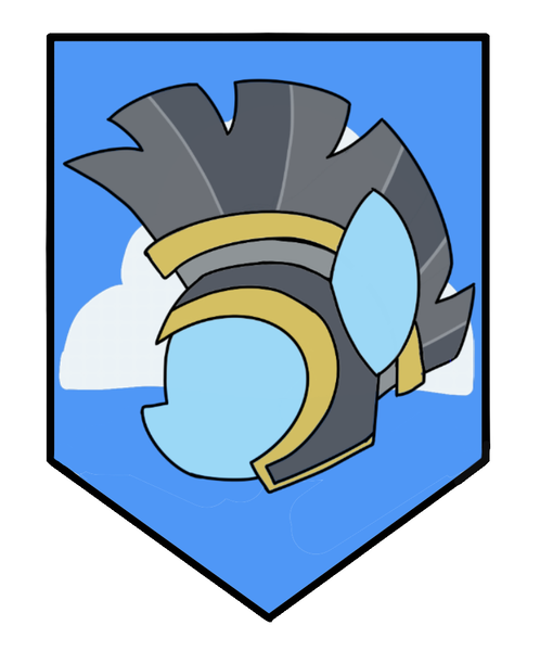 Size: 785x924 | Tagged: safe, artist:sweet pencil, derpibooru import, pegasus, pony, cloud, design, equestria games, equestria games (loe), equestria games 2018, flag, helmet, team cloudsdale