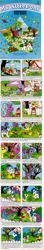 Size: 648x3643 | Tagged: safe, derpibooru import, official, amethyst star, baby bouncy, baby quackers, dancing butterflies, gingerbread, majesty, milky way (g1), spike (g1), dragon, earth pony, goblin, pegasus, pony, unicorn, comic:my little pony (g1), baby, baby dragon, callback, candy, comic, female, filly, food, g1, golden star, ladder, lollipop, magnanimous, male, mare, midsummer, midsummer eve, midsummer star, midsummer star magic, official comic, reformed villain, shiny star, star cottage, star lantern, star stealer, stardust cottage, summer