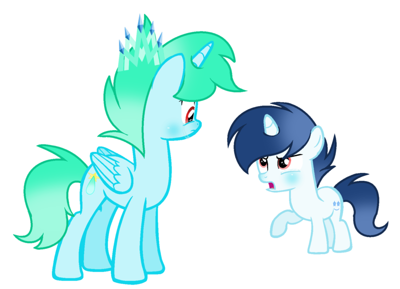 Size: 1616x1168 | Tagged: safe, artist:thesmall-artist, derpibooru import, oc, oc:bright storm, oc:water star, unofficial characters only, alicorn, pony, colt, magical gay spawn, male, offspring, offspring's offspring, simple background, stallion, transparent background