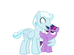 Size: 1024x768 | Tagged: safe, artist:turnaboutart, derpibooru import, twilight sparkle, twilight sparkle (alicorn), oc, oc:snowdrift (rule 63), oc:snowdrop, alicorn, pegasus, pony, base used, brotherly love, brothers, colt, cutie mark, dusk shine, hug, looking up, male, older, prince dusk, rule 63, siblings, simple background, stallion, transparent background, winghug, younger