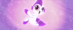 Size: 1920x808 | Tagged: baby seapony (g4), cute, derpibooru import, my little pony: the movie, one small thing, safe, screencap, seapony (g4), sea poppy, seaquestria, solo