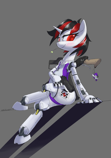 Size: 1414x2000 | Tagged: amputee, artist:satv12, cyborg, derpibooru import, fallout equestria, fallout equestria: project horizons, fanfic art, female, finger hooves, gloryjack, gun, handgun, hoof fingers, lesbian, oc, oc:blackjack, oc:morning glory (project horizons), oc x oc, pistol, prosthetic limb, prosthetics, safe, shipping, shotgun, weapon