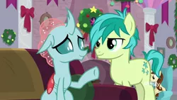 Size: 1920x1080 | Tagged: safe, derpibooru import, screencap, dawnlighter, ocellus, sandbar, changedling, changeling, pony, the hearth's warming club, friendship student