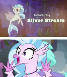 Size: 1194x1364 | Tagged: classical hippogriff, derpibooru import, hippogriff, milestone, safe, school daze, screencap, seapony (g4), silverstream