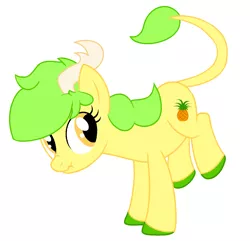 Size: 1637x1581 | Tagged: artist:piñita, deer, deer pony, derpibooru import, oc, oc:ananá, original species, raba-pony, safe, simple background, vector, white background