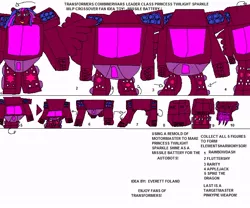 Size: 736x613 | Tagged: alicorn, combiners war, crossover, derpibooru import, hasbro, instructions, safe, toy, transformers, twilight sparkle, twilight sparkle (alicorn)