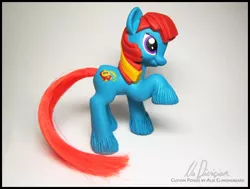 Size: 610x460 | Tagged: safe, artist:nodivision, derpibooru import, barnacle, pony, custom, g1, g1 to g4, generation leap, irl, mcdonald's, photo, solo, toy