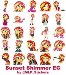 Size: 364x418 | Tagged: safe, artist:mlpcreativelab, derpibooru import, sunset shimmer, equestria girls, equestria girls (movie), equestria girls series, forgotten friendship, friendship games, legend of everfree, rainbow rocks, camp everfree outfits, clothes, crystal gala, dress, geode of empathy, magical geodes, ponied up, telegram sticker