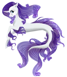 Size: 2164x2480 | Tagged: safe, artist:oneiria-fylakas, derpibooru import, rarity, pony, seapony (g4), female, mare, seaponified, seapony rarity, simple background, solo, species swap, transparent background