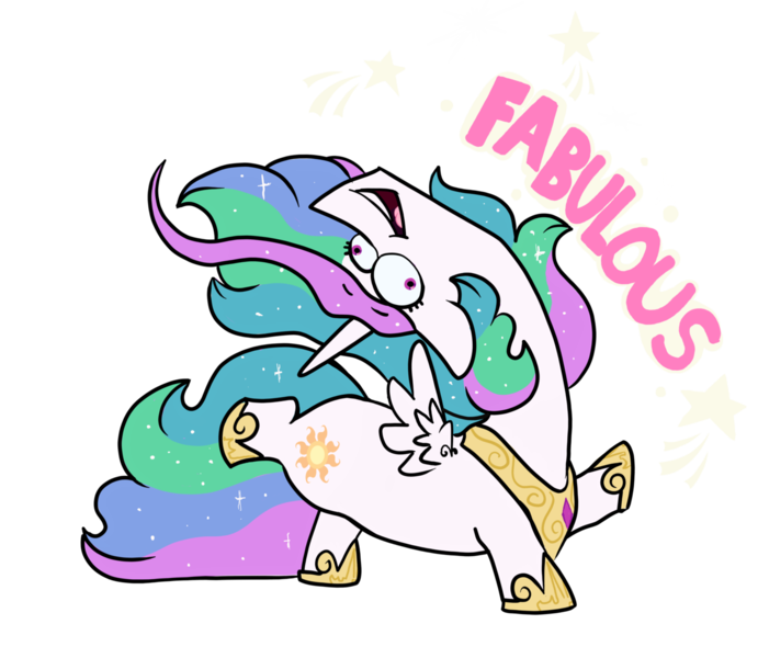 Size: 1280x1111 | Tagged: safe, artist:greyscaleart, derpibooru import, princess celestia, alicorn, pony, background removed, bitch i'm fabulous, crown, female, hoof shoes, jewelry, majestic as fuck, mare, regalia, short legs, sillestia, silly, simple background, smiling, solo, transparent background, vulgar