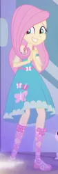 Size: 161x481 | Tagged: safe, derpibooru import, screencap, fluttershy, equestria girls, equestria girls series, overpowered (equestria girls), cropped, geode of fauna, magical geodes, solo