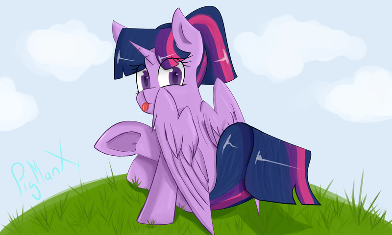 Size: 5000x3000 | Tagged: safe, artist:pigmanxx, derpibooru import, twilight sparkle, twilight sparkle (alicorn), alicorn, pony, :p, cute, female, mare, silly, solo, tongue out, twiabetes