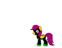 Size: 830x650 | Tagged: artist:katmares, artist:misteriousshine, clothes, derpibooru import, pony creator, safe, scootaloo, simple background, solo, the washouts (episode), transparent background, uniform, washouts uniform