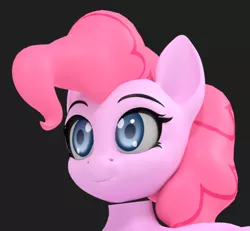 Size: 782x722 | Tagged: 3d, anthro, artist:aeridiccore, derpibooru import, eyebrows, i've seen some shit, meme, pinkie pie, plantigrade anthro, pose, safe, smiling, solo, special eyes, wip