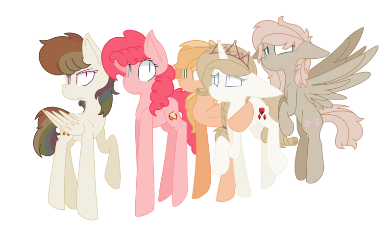 Size: 3928x2272 | Tagged: artist:1313jaysong1313, derpibooru import, oc, oc:apple pie (jaysong), oc:crystal chalice, oc:rainbow feather (jaysong), oc:red gala (jaysong), oc:ryder shy, offspring, parent:applejack, parent:braeburn, parent:dumbbell, parent:flim, parent:fluttershy, parent:hoops, parent:pinkie pie, parent:prince blueblood, parent:rainbow dash, parent:rarity, parents:braepie, parents:dumbshy, parents:flimjack, parents:hoopsdash, parents:rariblood, safe