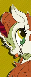 Size: 369x917 | Tagged: safe, artist:l8lhh8086, derpibooru import, autumn blaze, kirin, sounds of silence, :p, autumn blaze's puppet, awwtumn blaze, cute, dawwww, female, silly, tongue out