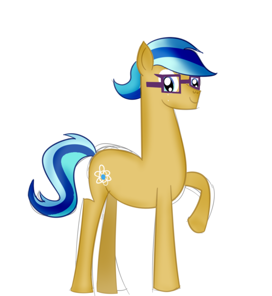 Size: 1194x1298 | Tagged: safe, artist:wonderschwifty, derpibooru import, quantum leap (character), pony, background pony, male, one hoof raised, simple background, solo, transparent background