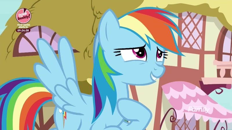 Size: 1920x1080 | Tagged: safe, derpibooru import, screencap, rainbow dash, pony, the washouts (episode), bake it like buddy, solo